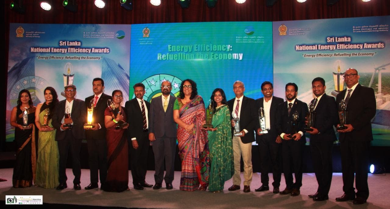 Maxtherm Lanka with fellow National Energy Efficiency Award recipients